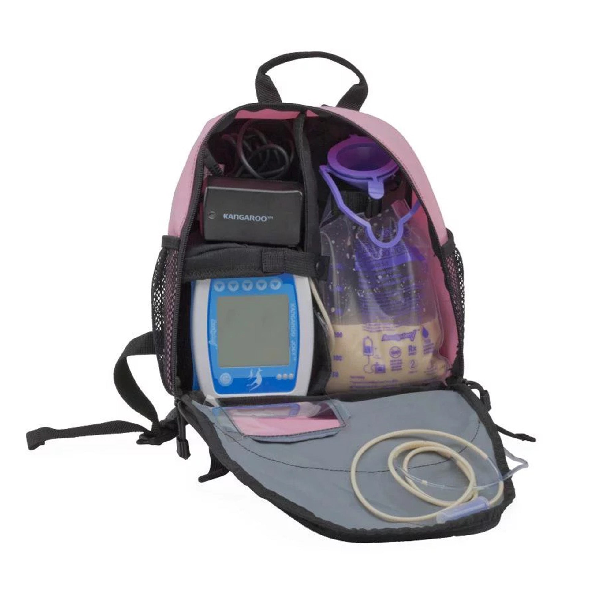 Feeding Pump Backpack Kangaroo Joey Pink