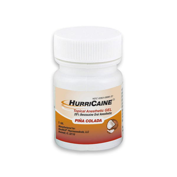 Oral Pain Relief HurriCaine 20% Strength Benzocaine Oral Gel 1 oz.,Packaging Type- Each Default Title