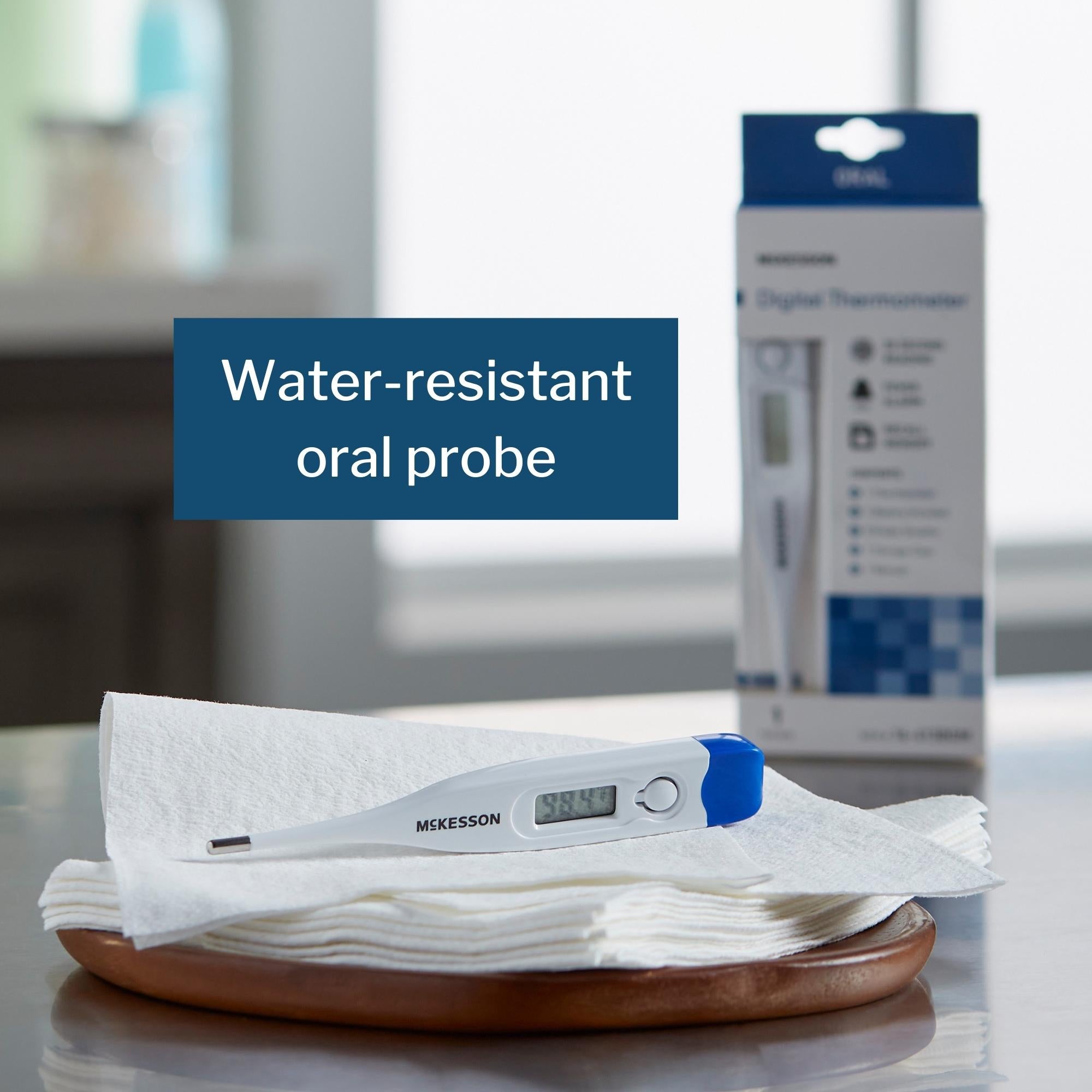 Digital Stick Thermometer McKesson Oral Probe Handheld, Packaging Type- Each