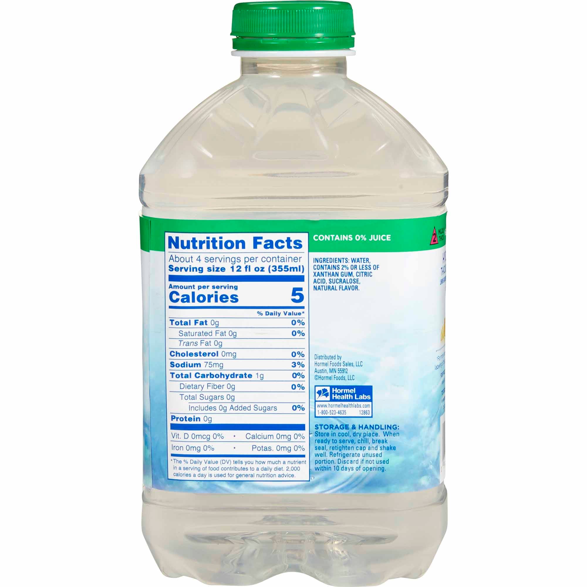 Thickened Water Thick & Easy Hydrolyte 46 oz. Bottle Lemon Flavor Liquid IDDSI Level 2 Mildly Thick,Packaging Type- Each
