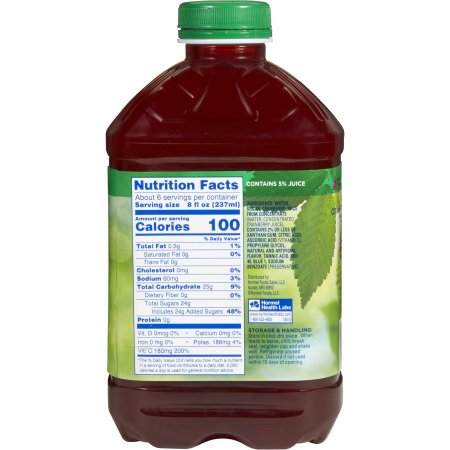 Thickened Beverage Thick & Easy 46 oz. Bottle Cranberry Juice Cocktail Flavor Liquid IDDSI Level 2 Mildly Thick,Packaging Type- Each