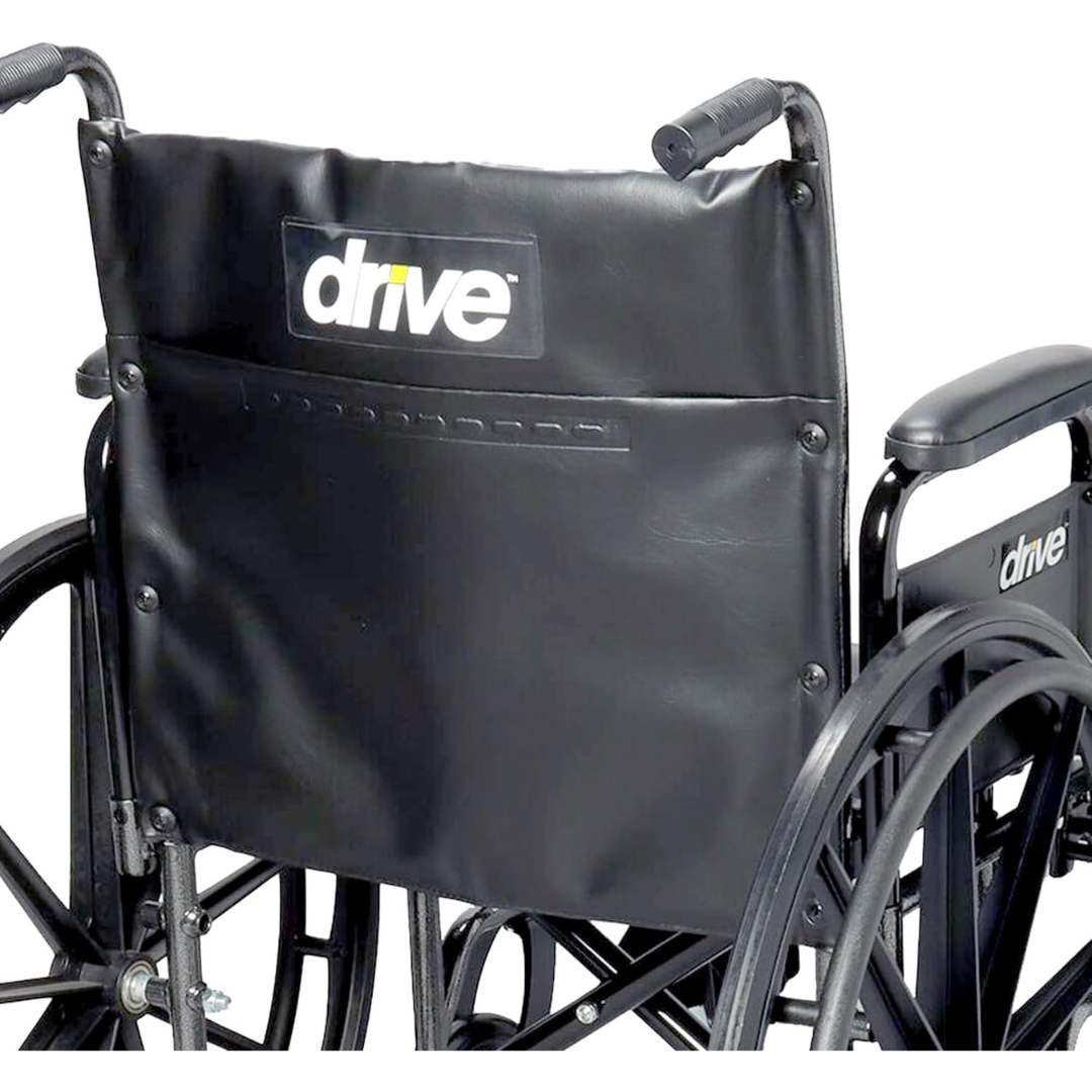 Wheelchair 16  Dual Axle Detachable Full Arms  Elr's - All Care Store