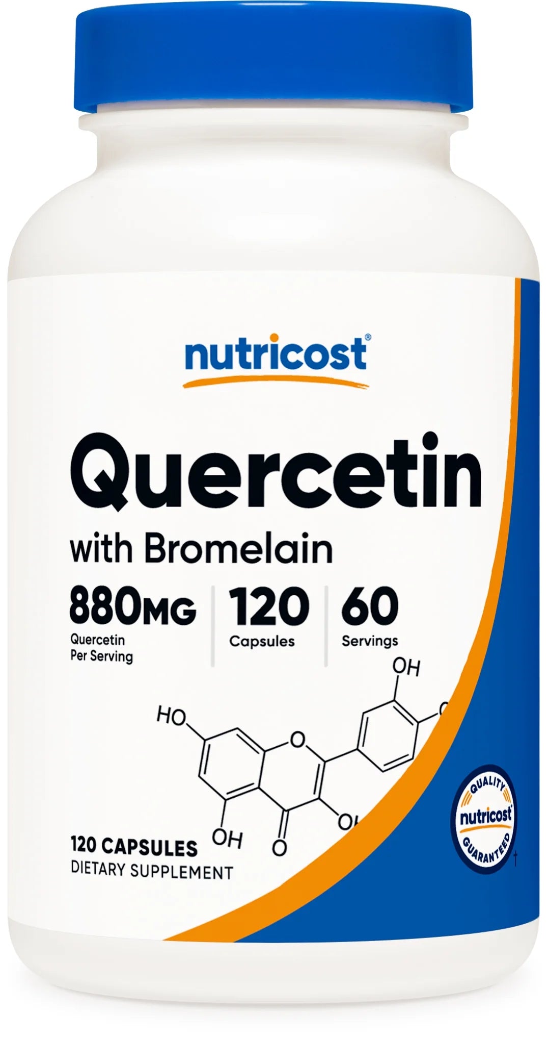 Quercetin with Bromelain Supplement, 880Mg per Serving, 60 Servings, 120 Capsules