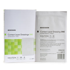 Wound Contact Layer Dressing McKesson 3 X 4 Inch Sterile 7.2 Inch · Case of 70