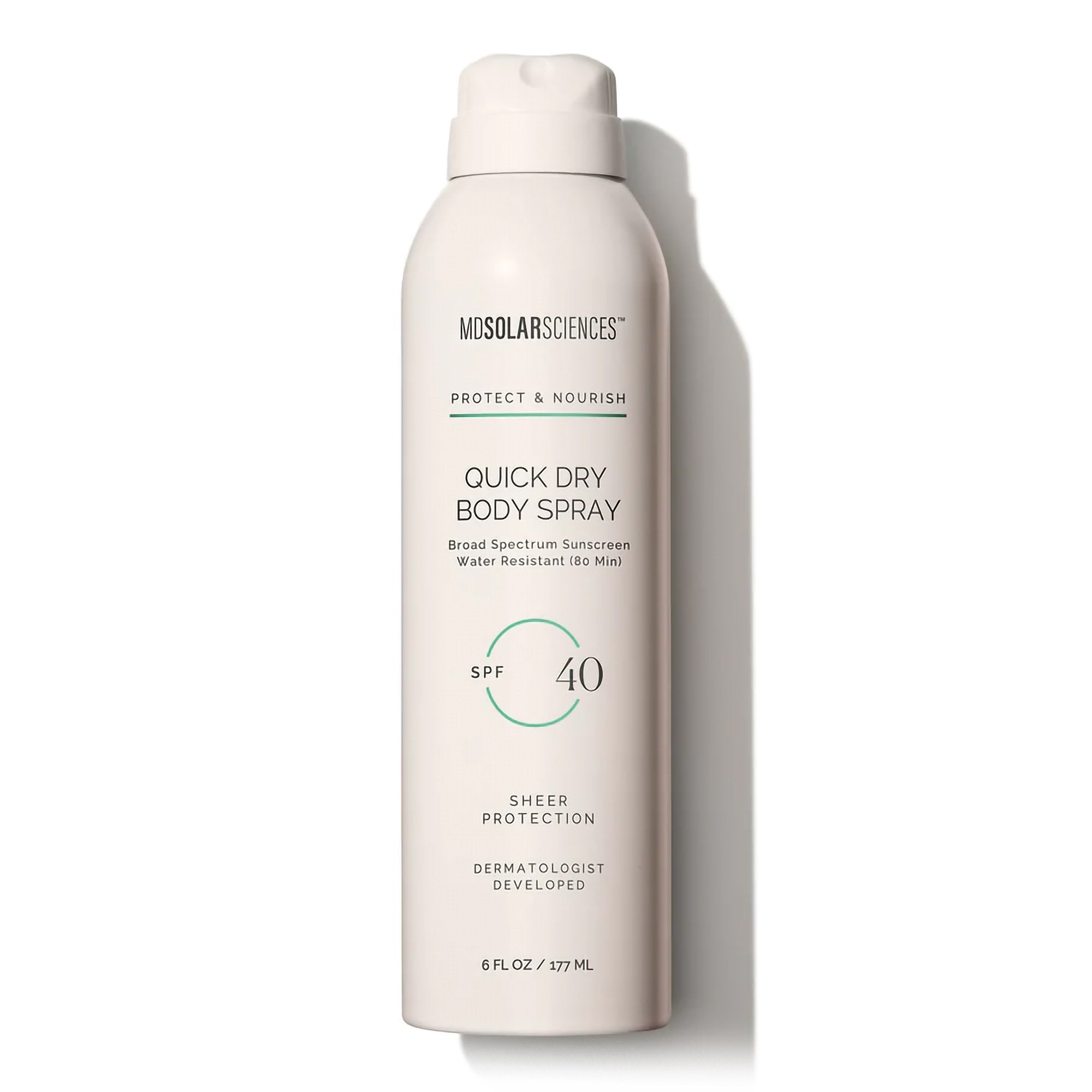 Sunscreen MDSolarSciences Quick Dry Body Spray SPF 40 Liquid 6 oz. Pump Bottle
