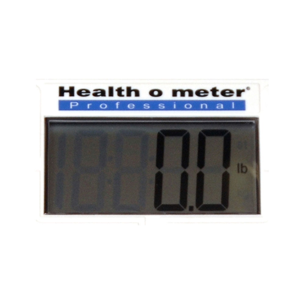 Floor Scale Health O Meter LCD Display 397 lbs. / 180 kg Capacity White Battery Operated,Packaging Type- Each