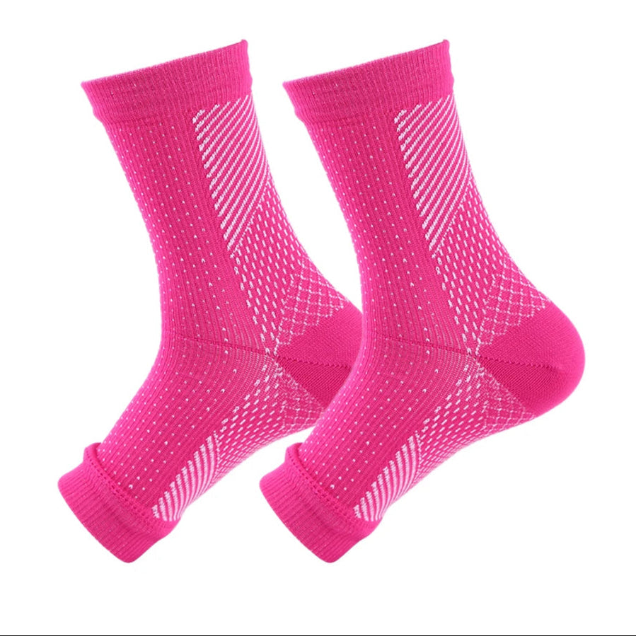 1 par de calcetines para neuropatía para hombres y mujeres. Calcetines de compresión que alivian el dolor de neuropatía. Tobillera para aliviar la hinchazón y la fascitis plantar. 
