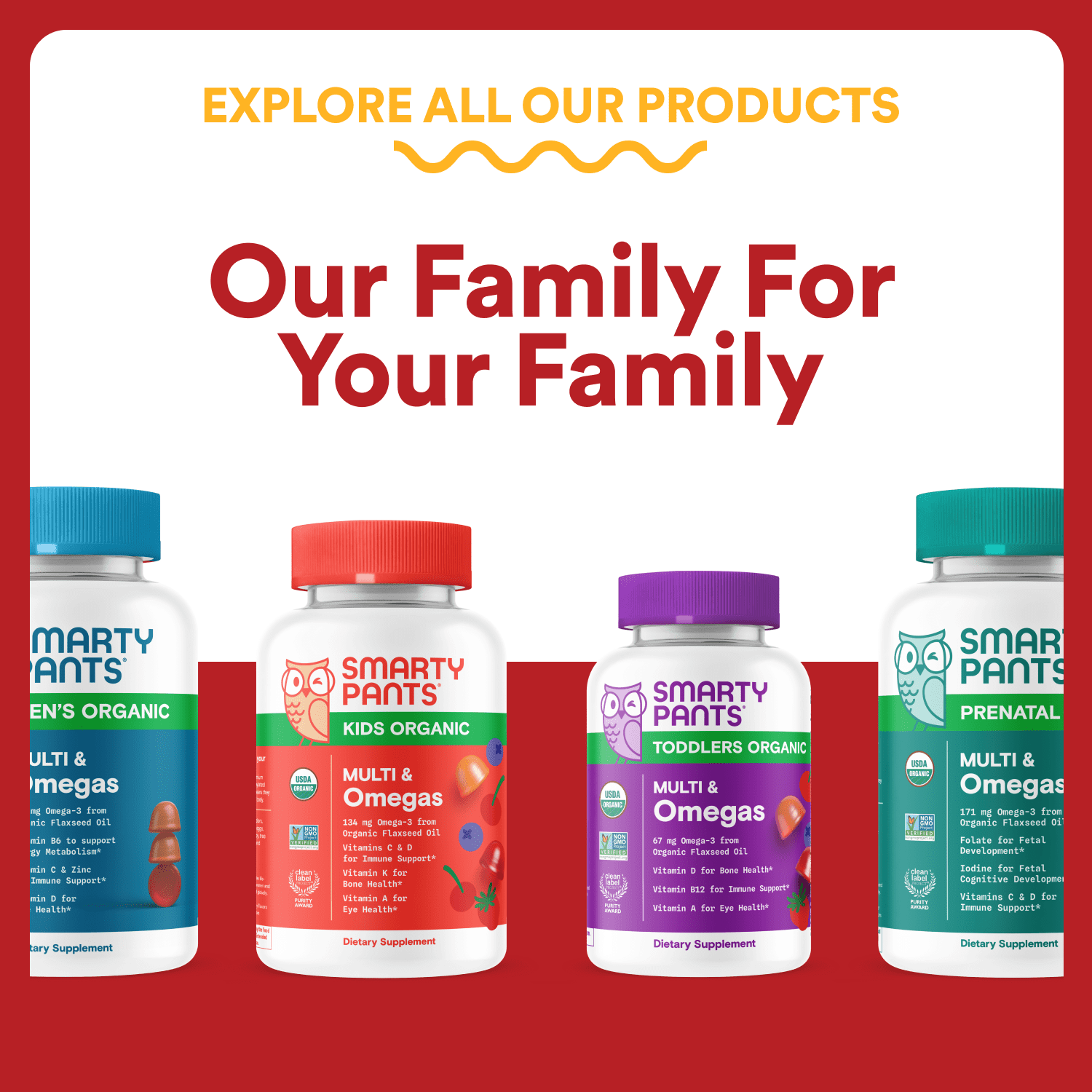 SmartyPants Adult Multi Plus Multi & Omega-3s Gummies, New Improved Formula, Same Premium Nutrients, 90 Ct