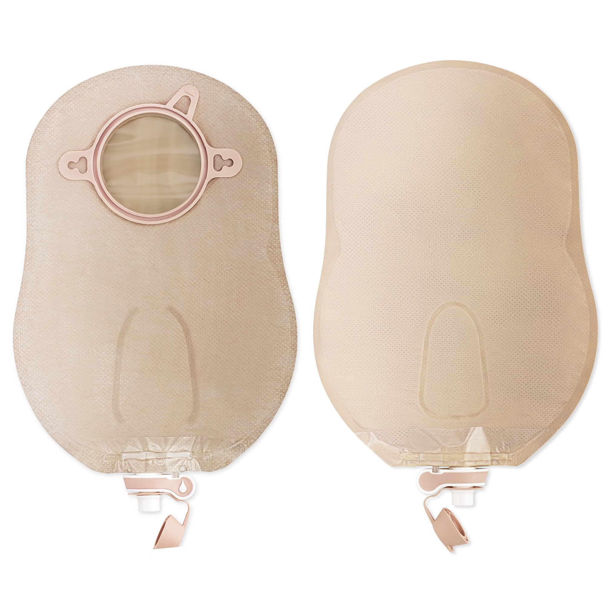 Urostomy Pouch New Image Two-Piece System 9 Inch Length 2-1/4 Inch Stoma Drainable
