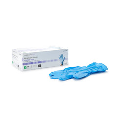 Exam Glove McKesson Confiderm 6.5CX Medium NonSterile Nitrile Extended Cuff Length Textured Fingertips Blue Chemo Tested Case