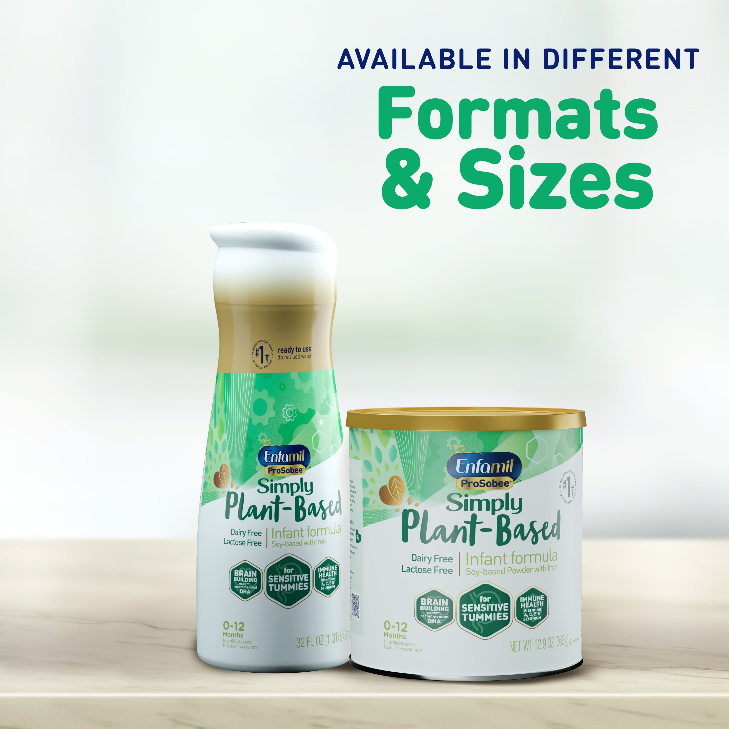 Infant Formula Enfamil ProSobee Unflavored 2 oz. Nursette Bottle Liquid Soy Lactose Intolerance,Packaging Type- Each