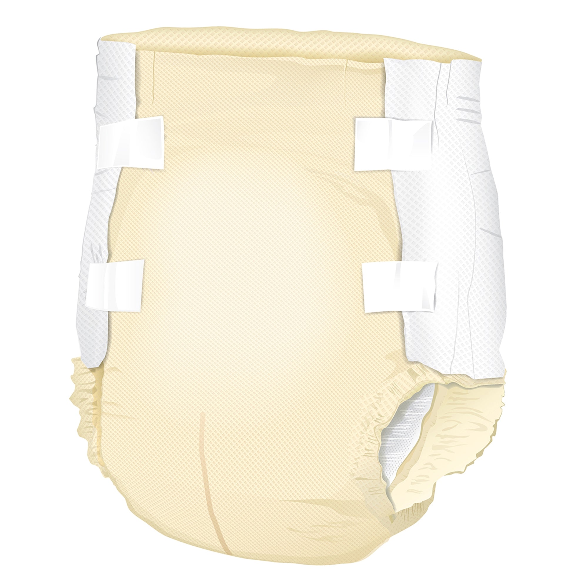 Unisex Adult Incontinence Brief McKesson Ultra X-Large Disposable Heavy Absorbency, Packaging Type- Case