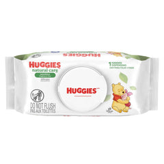 Baby Wipe Huggies Natural Care Soft Pack Unscented 56 Count| 56/Pack 8Pack AMEKIM