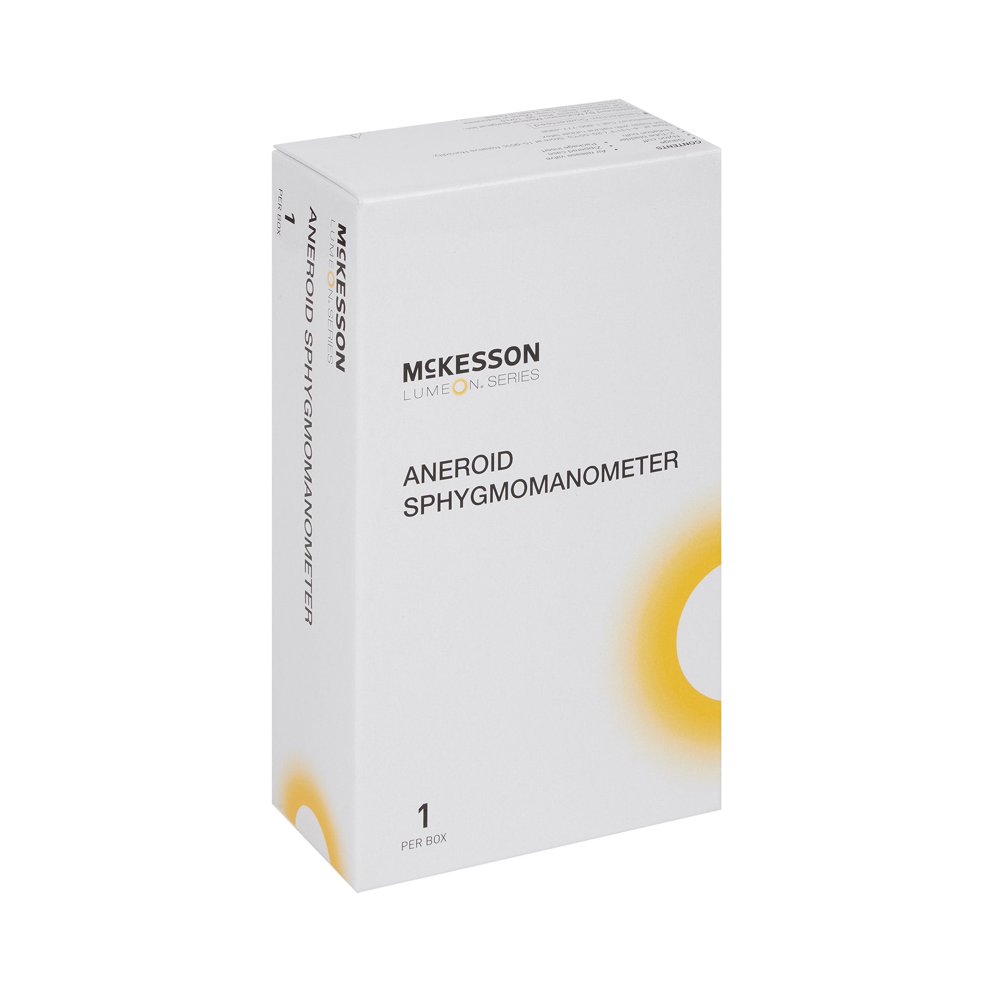 Aneroid Sphygmomanometer Unit McKesson LUMEON Small Adult Cuff Nylon Cuff 19 - 27 cm Pocket Aneroid, Packaging Type- Case