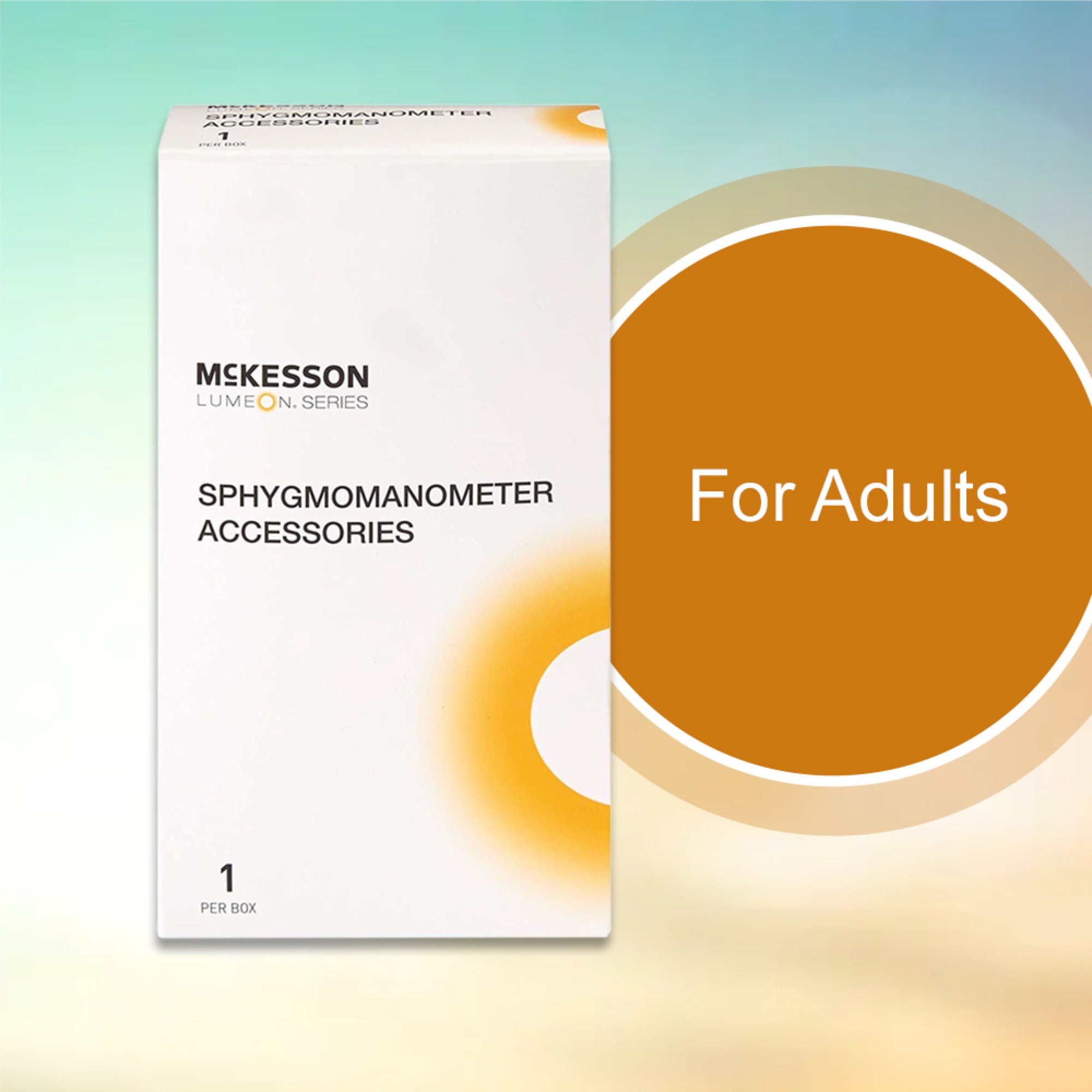 Reusable Blood Pressure Cuff and Bulb McKesson LUMEON 23 to 40 cm Arm Nylon Cuff Adult Cuff, Packaging Type- Box