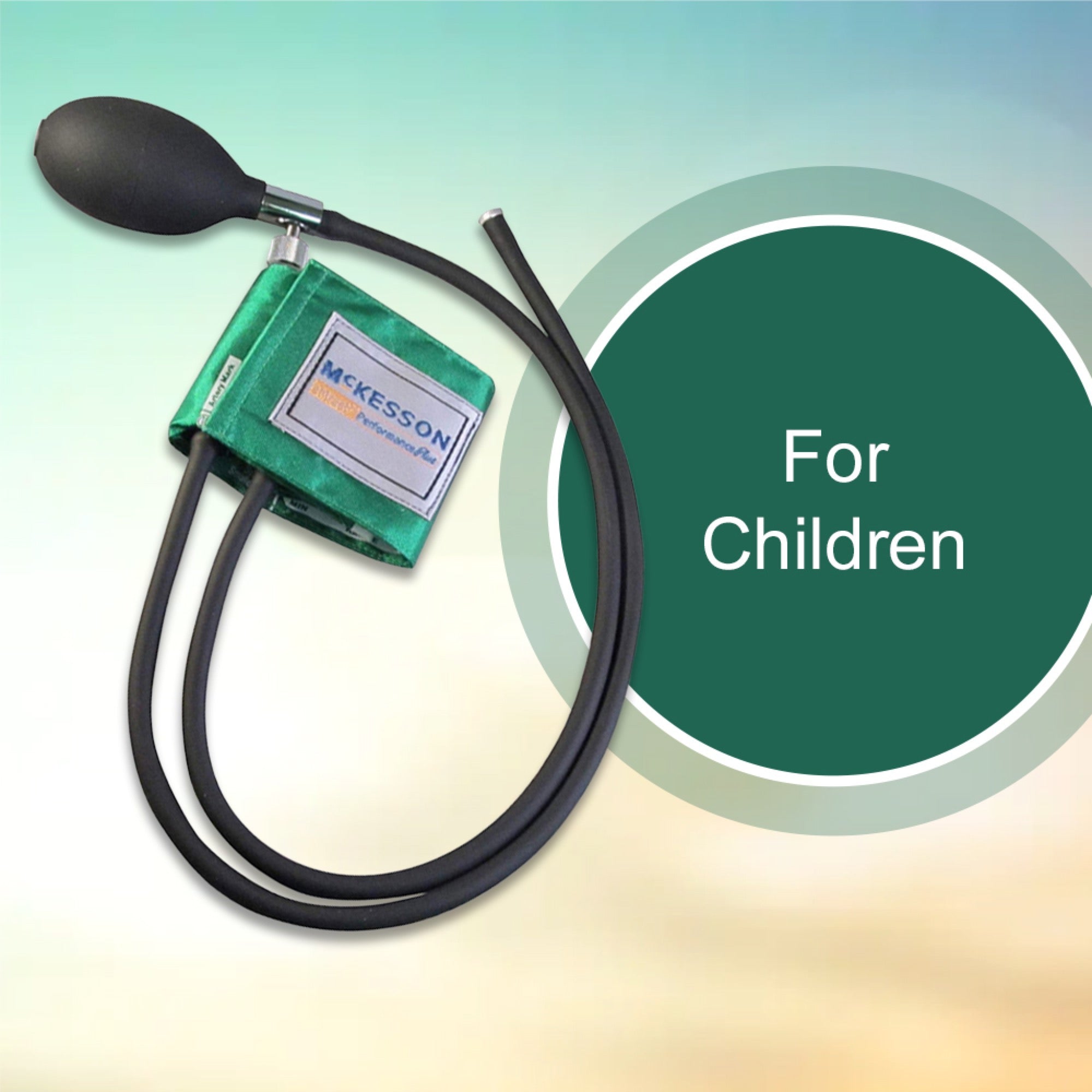Reusable Blood Pressure Cuff and Bulb McKesson LUMEON 13.9 to 19.5 cm Arm Nylon Cuff Child Cuff, Packaging Type- Case
