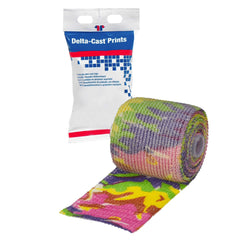 Cast Tape Delta-Cast Prints 2 Inch X 12 Foot Polyester Pastel Print, Packaging Type- Box