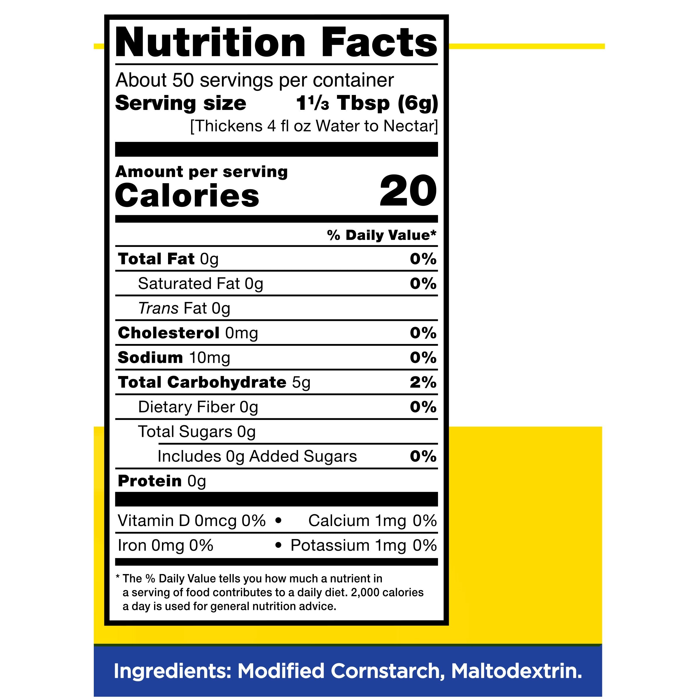 Food and Beverage Thickener Thick-It Original 10 oz. Canister Unflavored Powder IDDSI Level 0 Thin,Packaging Type- Each
