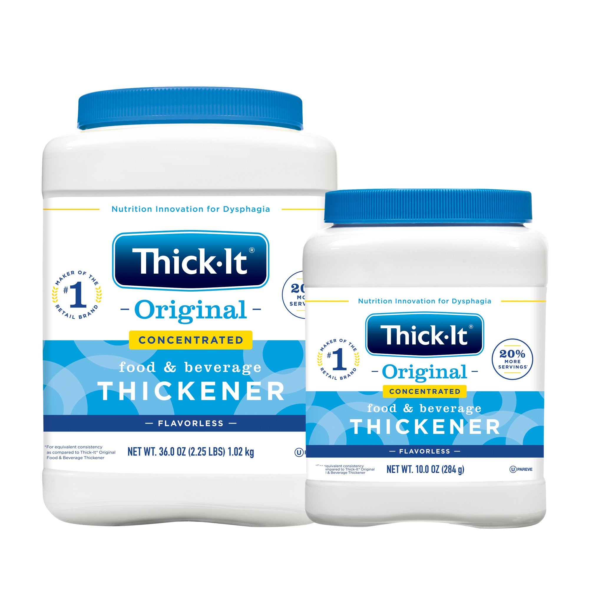 Food and Beverage Thickener Thick-It Original Concentrated 36 oz. Canister Unflavored Powder IDDSI Level 0 Thin,Packaging Type- Each