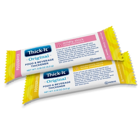 Food and Beverage Thickener Thick-It Original 6 Gram Individual Packet Unflavored Powder IDDSI Level 3 Moderately Thick/Liquidized,Packaging Type- Each