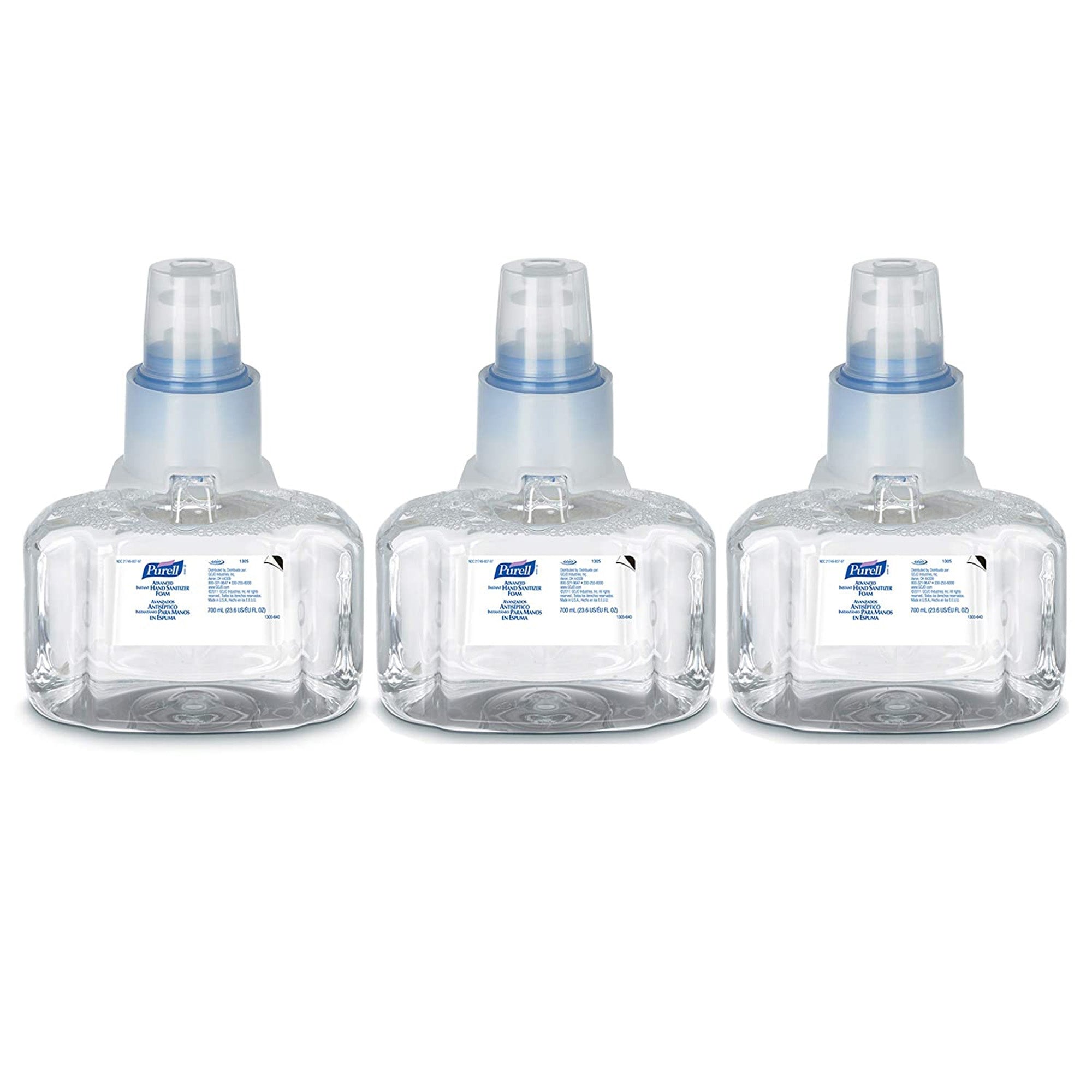 Hand Sanitizer Purell Advanced 700 mL Ethyl Alcohol Foaming Dispenser Refill Bottle,Packaging Type- Each