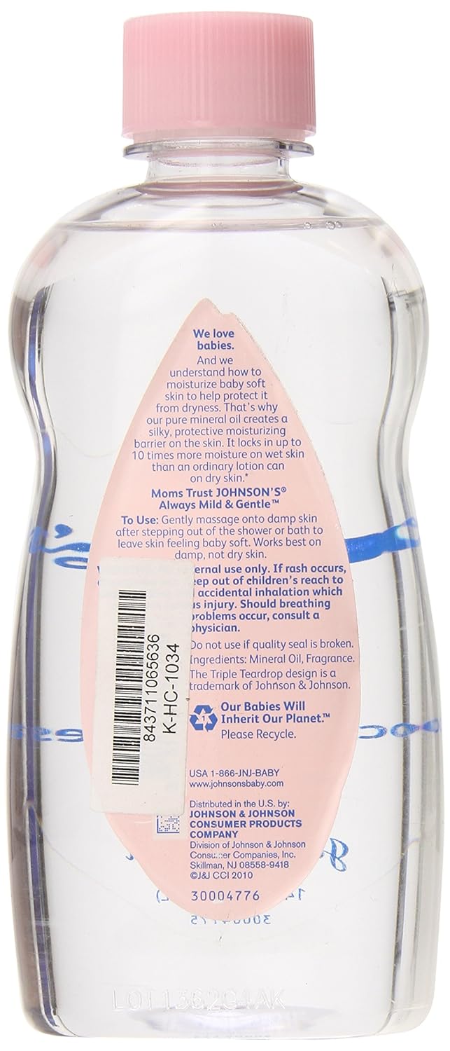 Baby Oil Johnson's 14 oz. Bottle Scented Oil,Packaging Type- Each