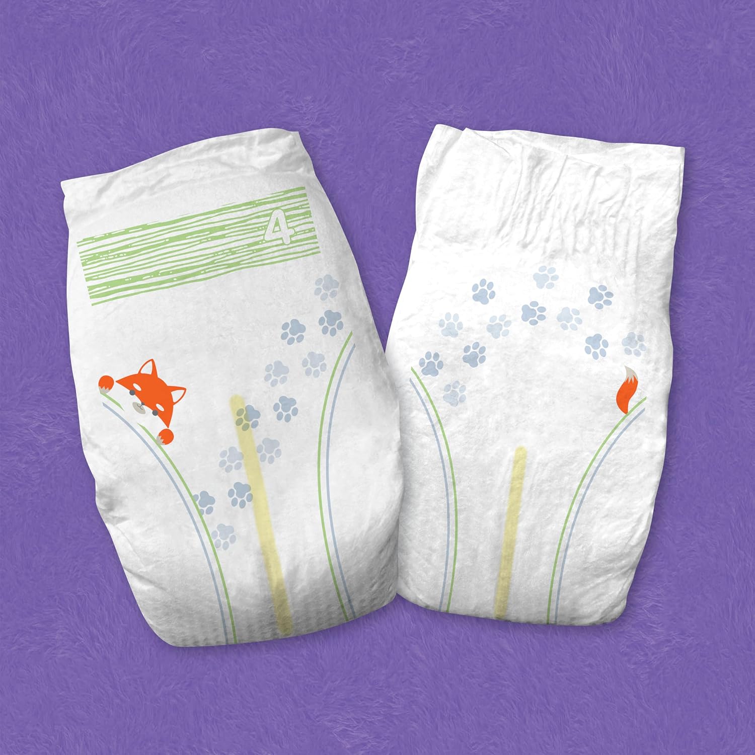 unisex baby diaper cuties® complete care size 4 disposable heavy absorbency 1