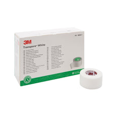 Medical Tape 3M Transpore White White 2 Inch X 10 Yard Plastic NonSterile - 1 inch x 10 yd (Box)