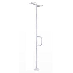 **Floor to Ceiling Gab Bar - Adjustable Strength Training Equipment for Home Gyms | Maximize Workout Space & Versatility**