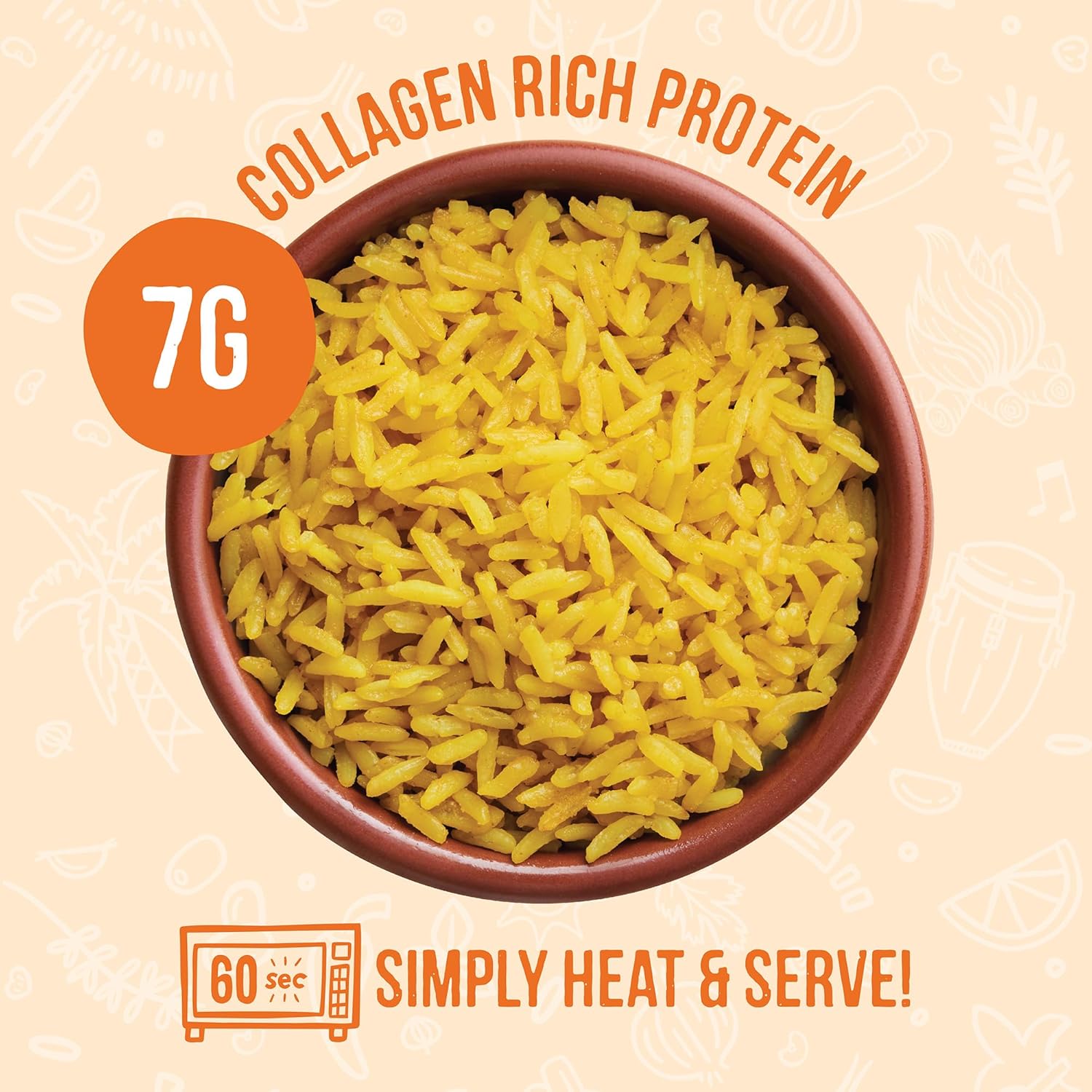 A Dozen Cousins - Rice Spanish Yellow Rte - Case Of 6-8 Oz