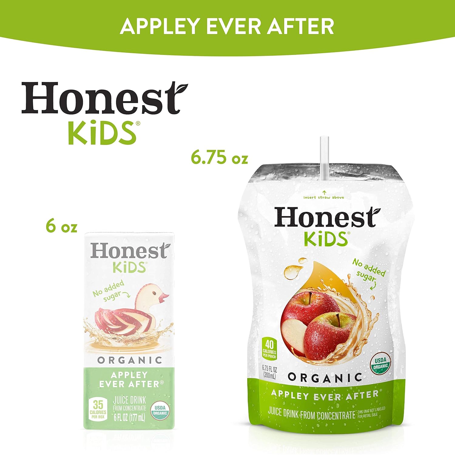 Honest Kids Honest Kids Appley Ever After - Appley Ever After - Case Of 4 - 6.75 Fl Oz.
