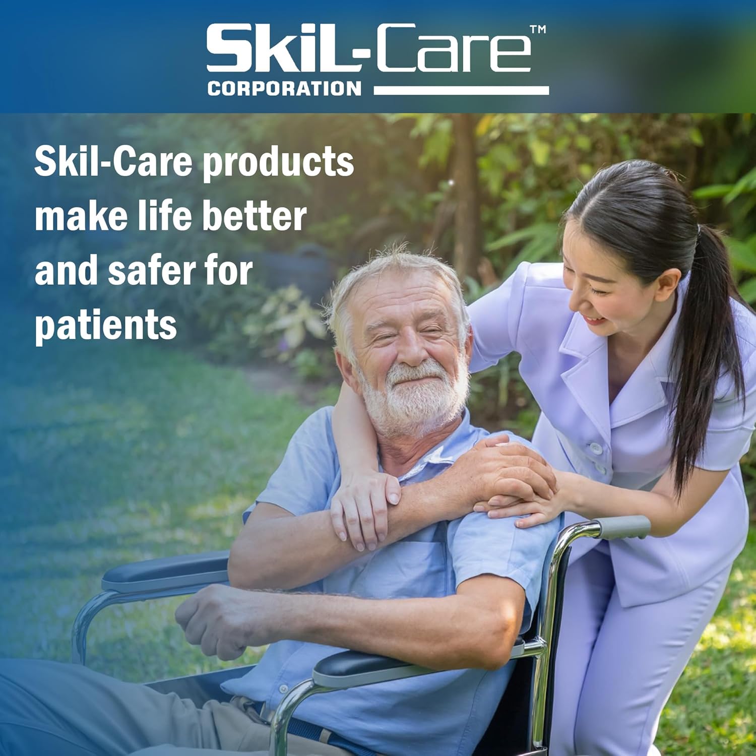 Heel Protector Skil-Care Heel Float II Large / Bariatric Blue,Packaging Type- Each