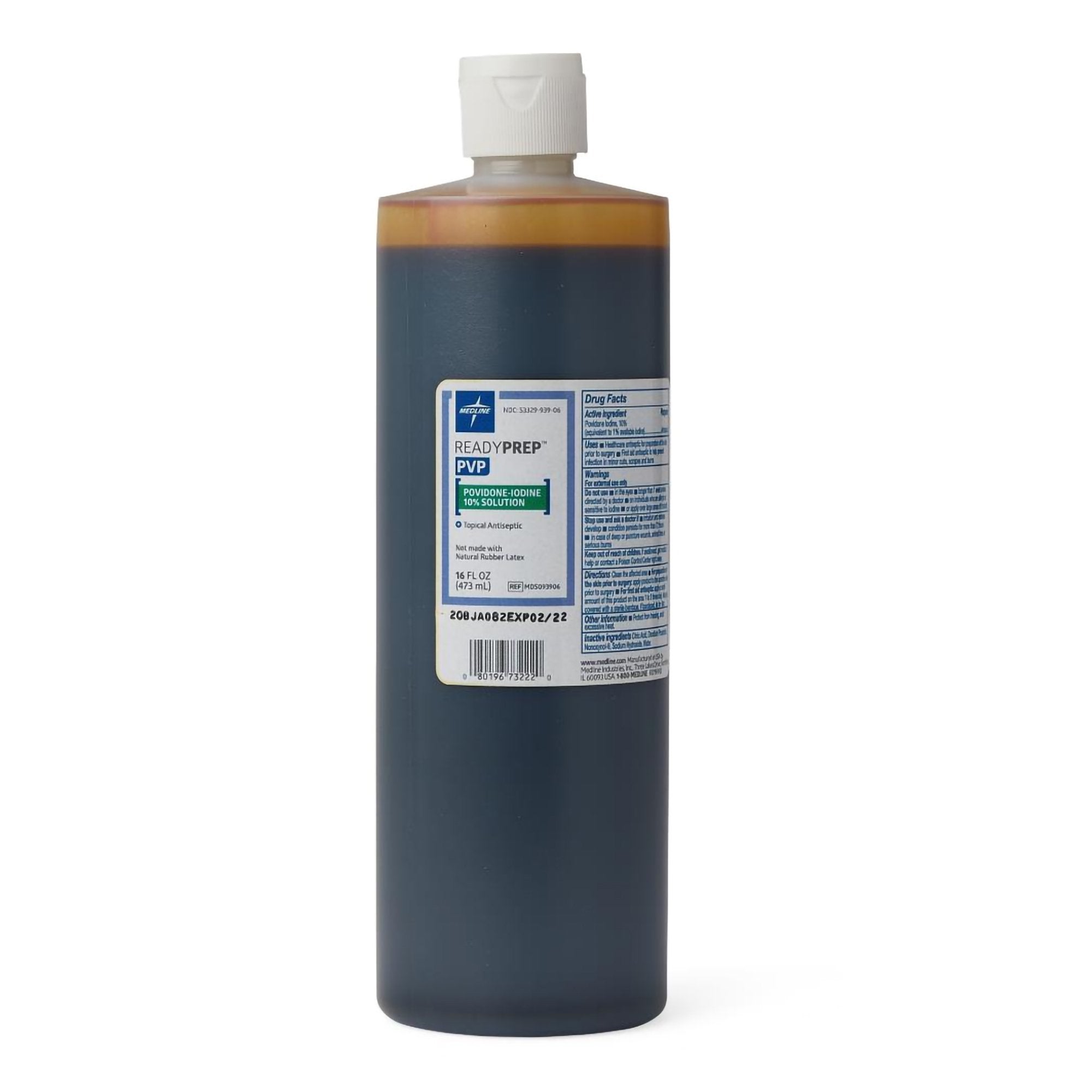 Skin Prep Solution ReadyPrep 16 oz. Bottle 10% Strength Povidone-Iodine NonSterile