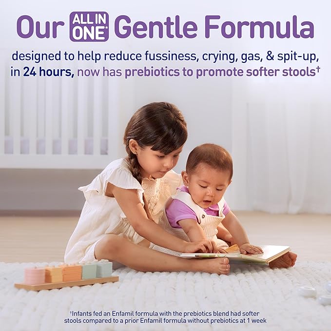 Infant Formula Enfamil NeuroPro Gentlease Unflavored 2 oz. Bottle Liquid Milk-Based Crying / Spit up, Packaging Type- Case