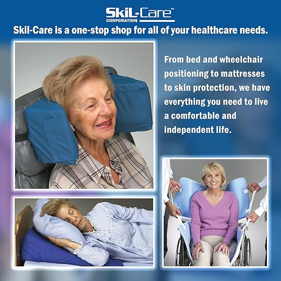 Heel Protector Skil-Care Heel Float II Large / Bariatric Blue,Packaging Type- Each