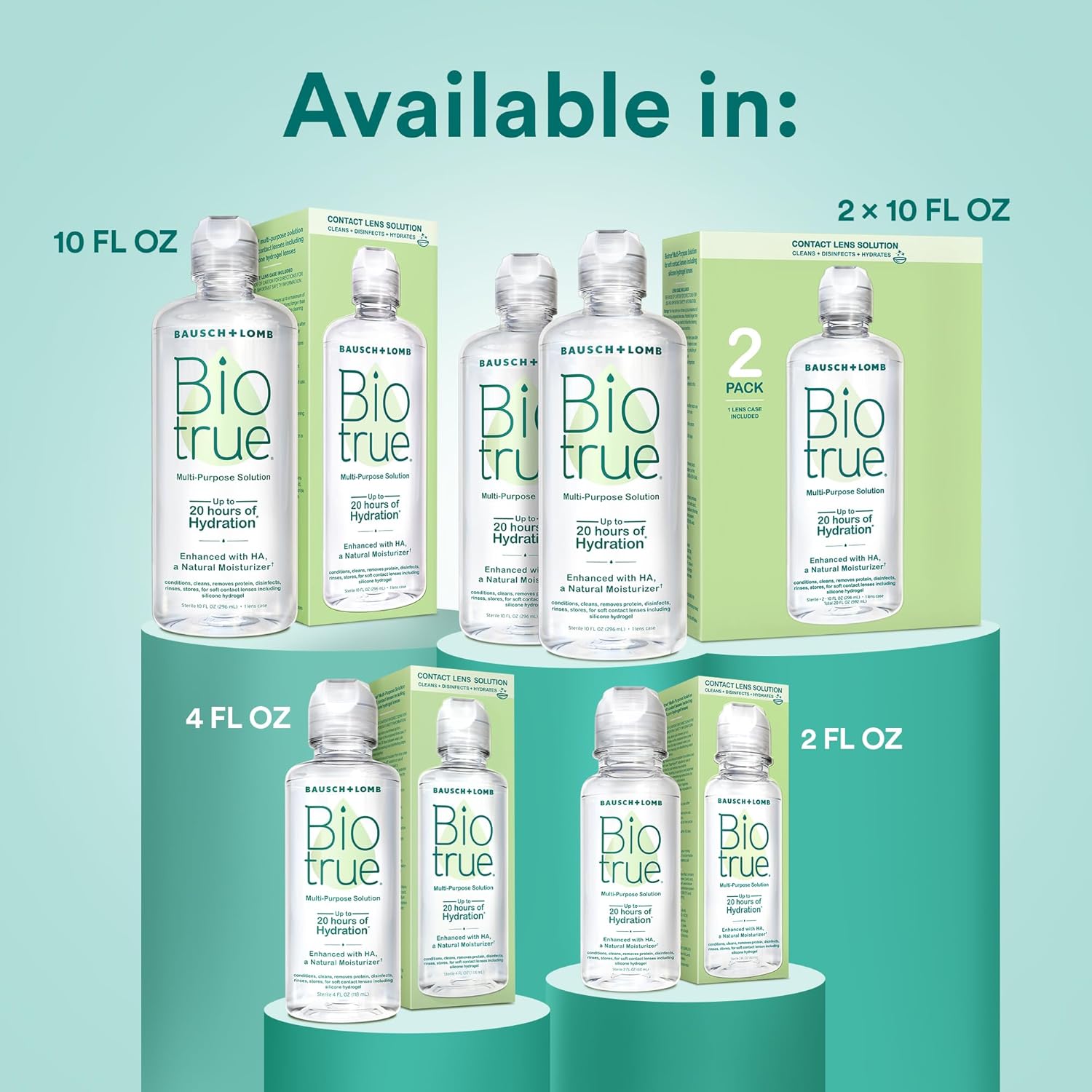 Contact Lens Solution Biotrue 4 oz. Solution,Packaging Type- Each