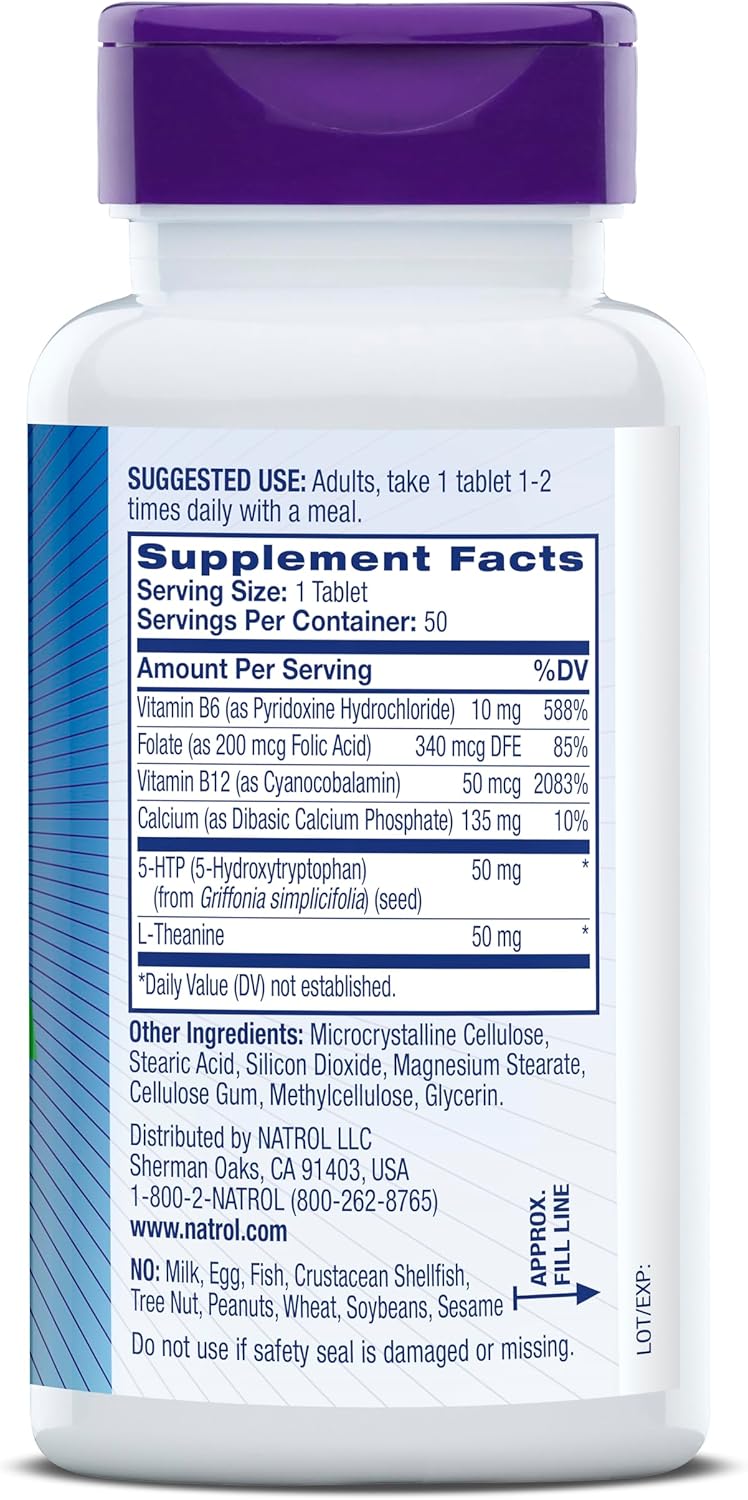 Natrol Mood Positive 5-htp - 50 Tablets