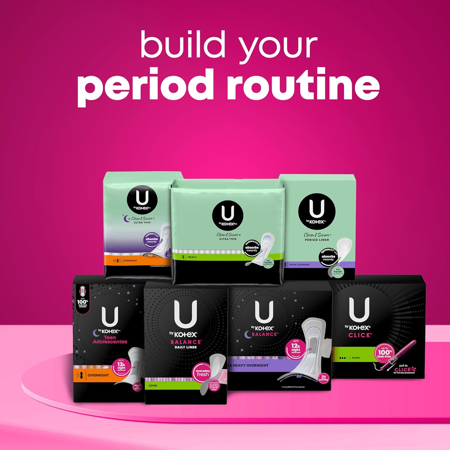 panty liner u by kotex balance thin light absorbency