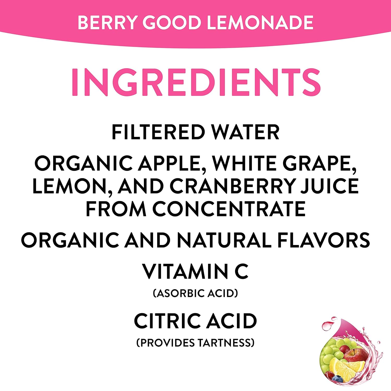 Honest Kids Honest Kids Berry Good Lemon - Berry Good Lemon - Case Of 4 - 6.75 Fl Oz.