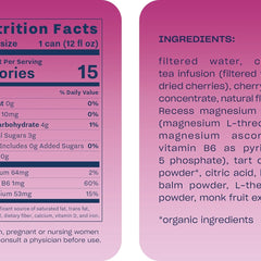 Recess - Sparkling Water Black Cherry Magnsm - Case Of 12-12 Fz