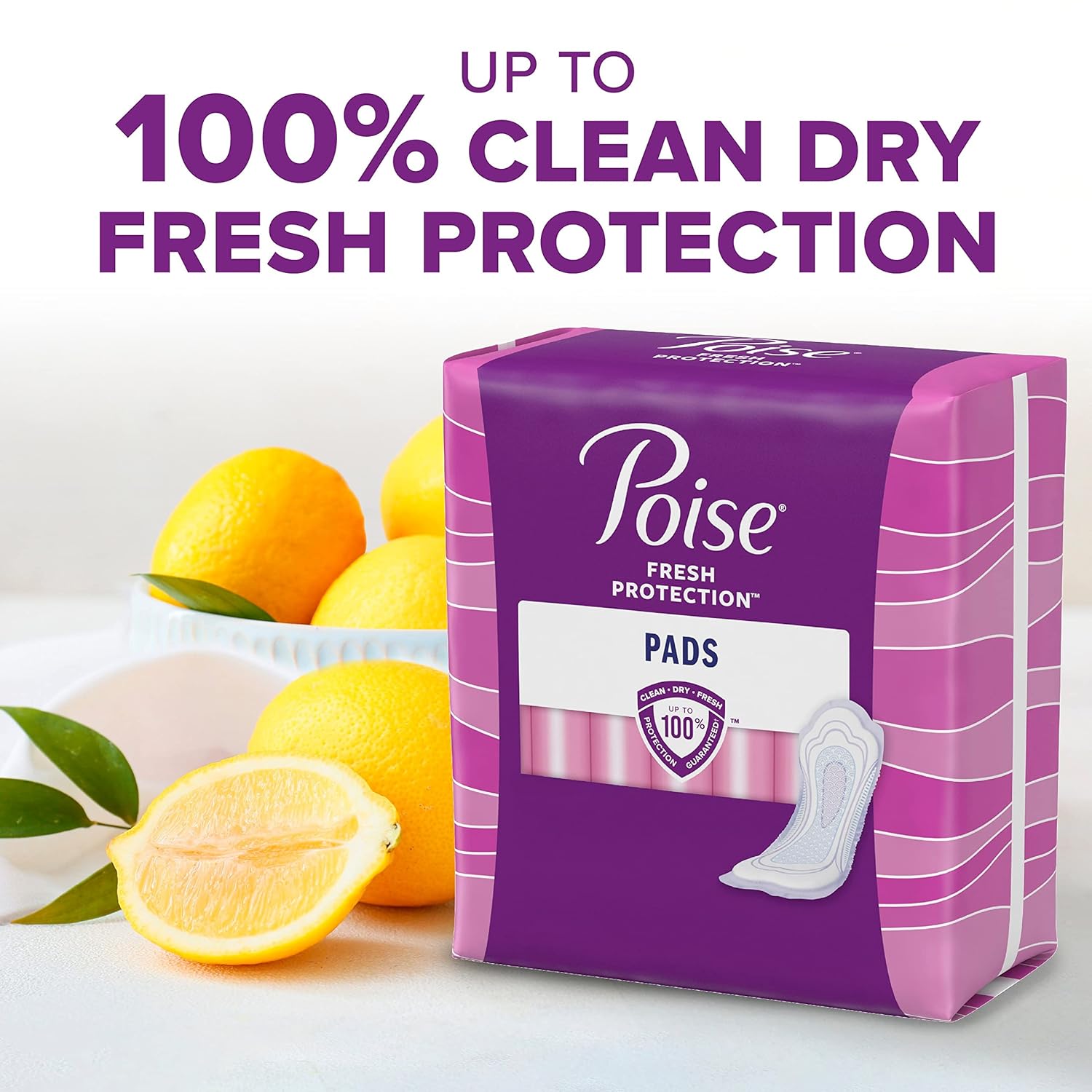 Bladder Control Pad Poise Fresh Protection 10.9 Inch Length Moderate Absorbency Sodium Polyacrylate Core Regular, Packaging Type- Case
