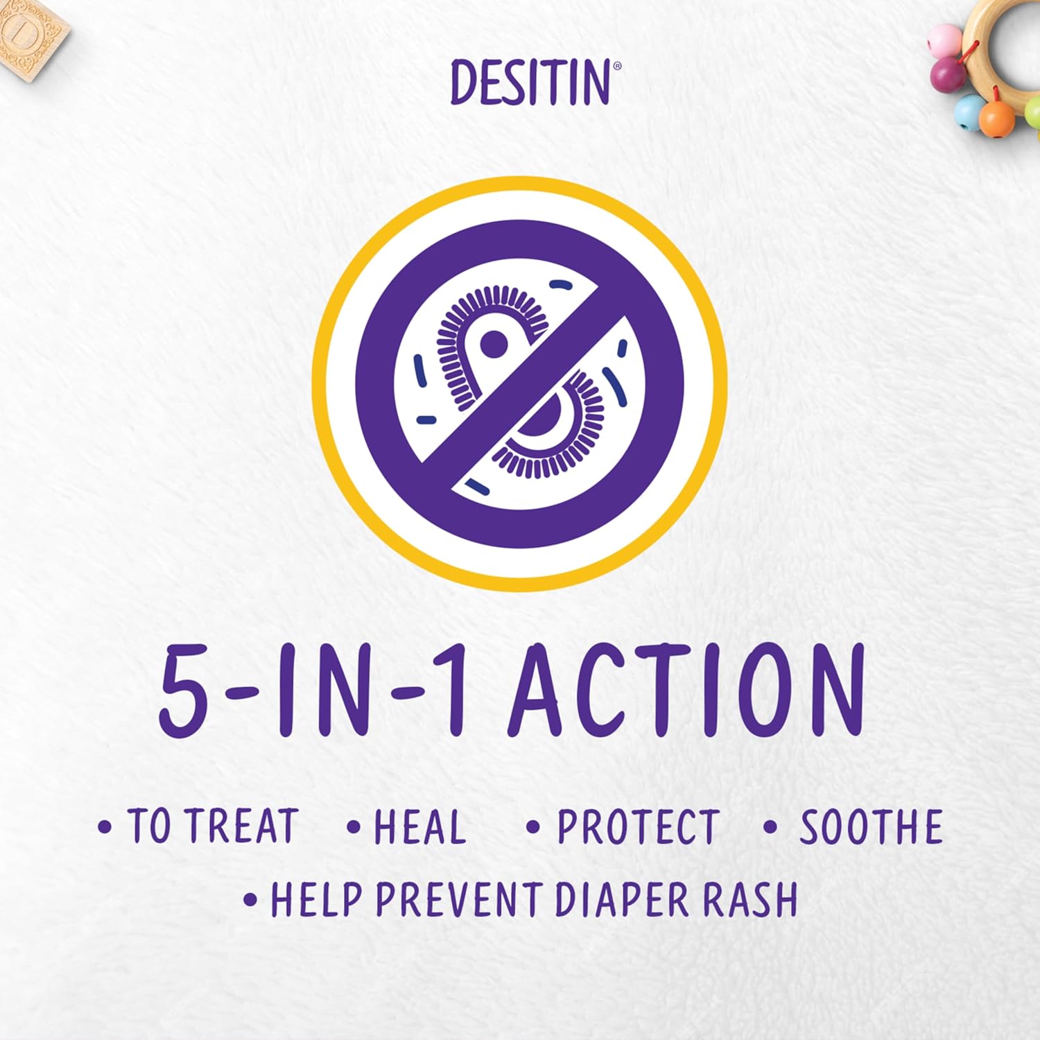 diaper rash treatment desitin® 2 oz tube unscented paste