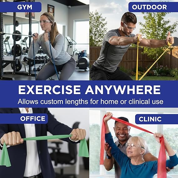 Exercise Resistance Band TheraBand Green 4 Inch X 25 Yard Heavy Resistance, Packaging Type- Each