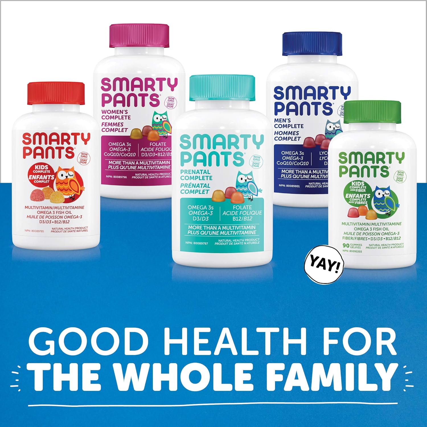 smartypants all in one multivitamin plus omega 3 plus vitamin d gummies 180 pack