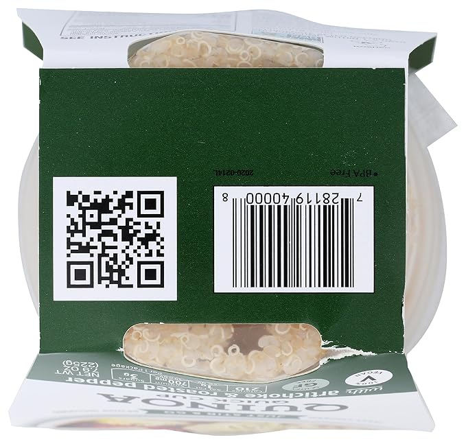 Cucina And Amore - Quinoa Meals - Artichoke And Roasted Pepper - Case Of 6 - 7.9 Oz.