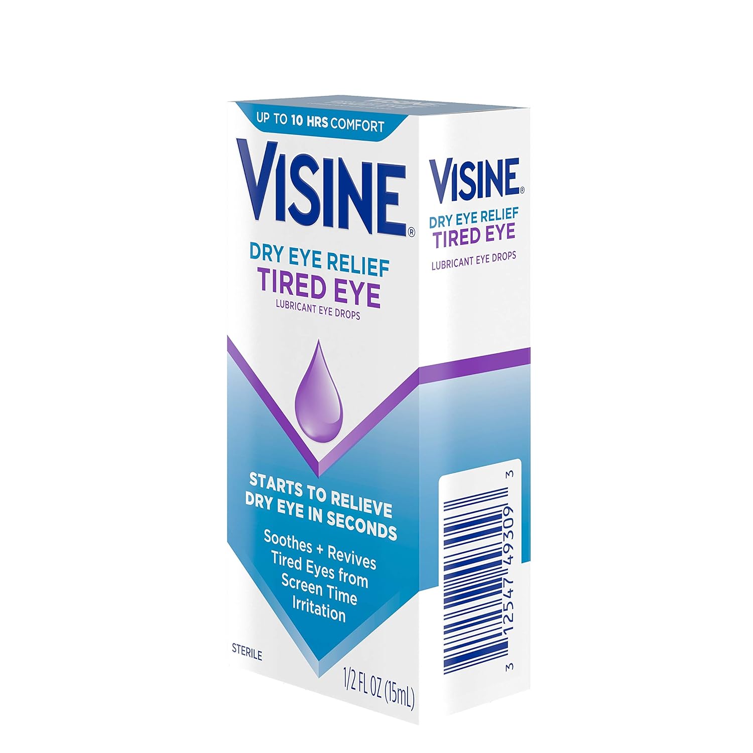 Eye Lubricant Visine 0.5 oz. Eye Drops,Packaging Type- Each