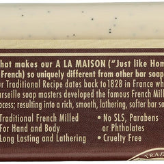A La Maison - Bar Soap - Coconut Charcoal - 8.8 Oz