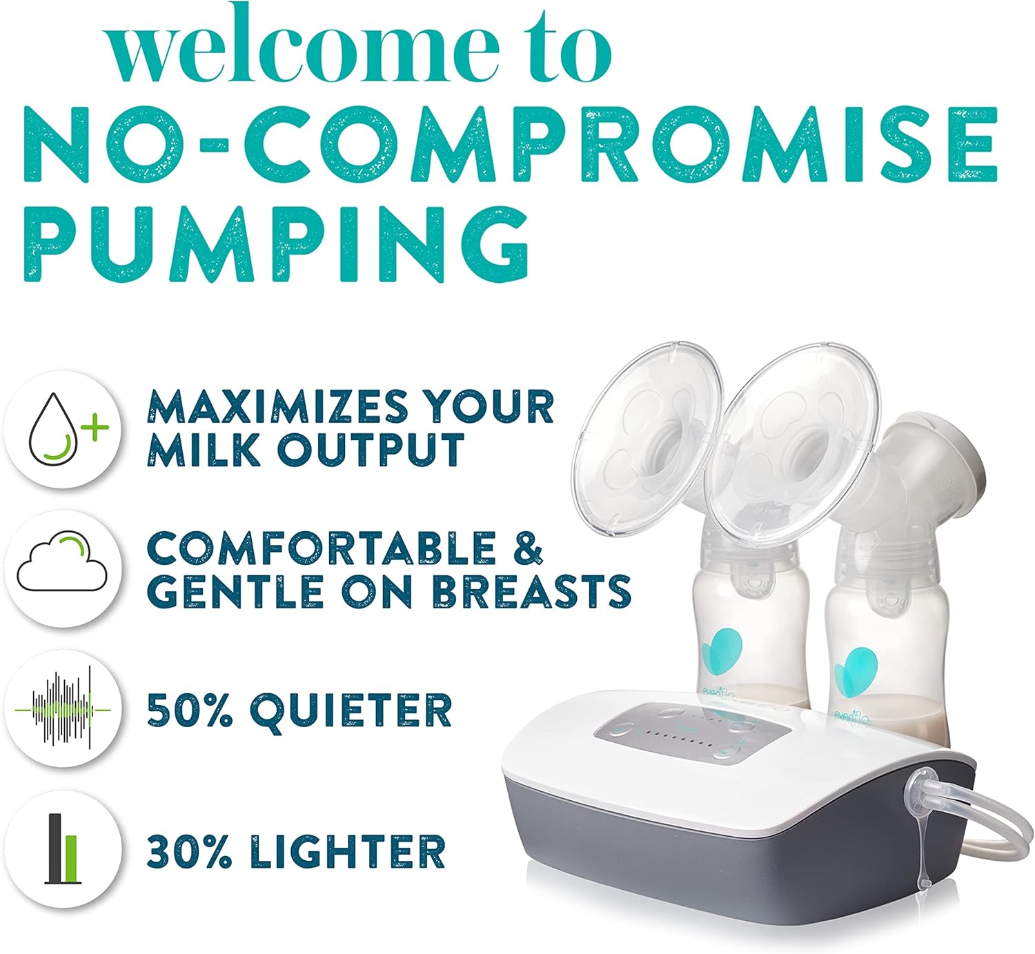 evenflo deluxe advanced breast pump double electric
