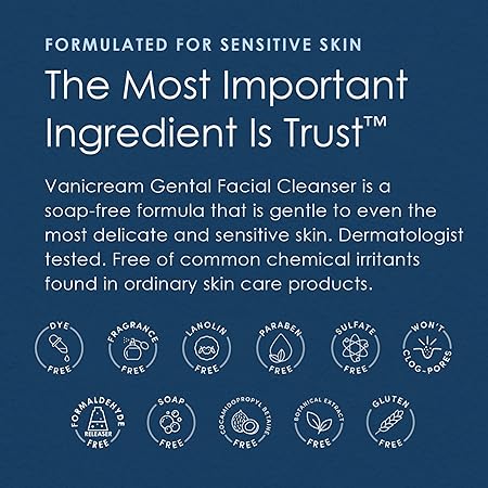 Crema hidratante para manos y cuerpo Vanicream, tubo de 113 ml, sin perfume. Tipo de envase: individual.