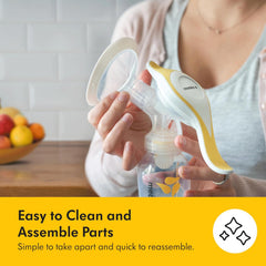 manual breast pump kit harmony packaging type case